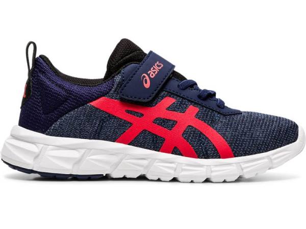 Asics Sportschoenen Kinderen, GEL-QUANTUM Donkerblauw/Rood - Asics Schoenen Hoog | B1846035-FC